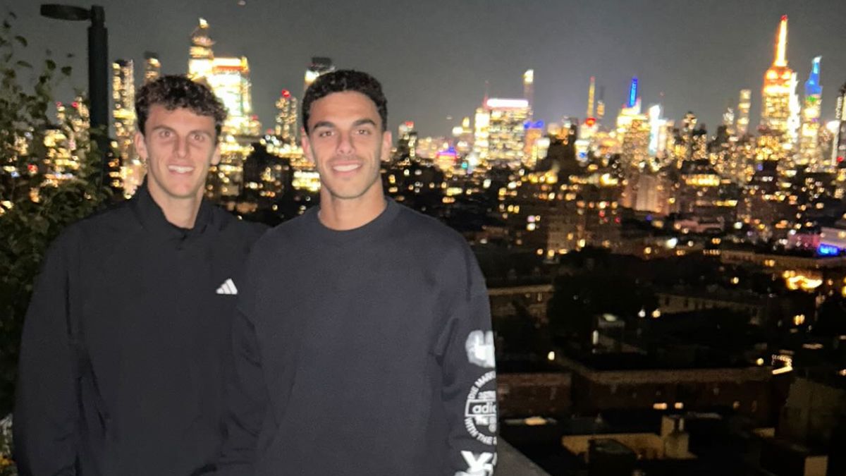 Los hermanos Cerúndolo en Nueva York.