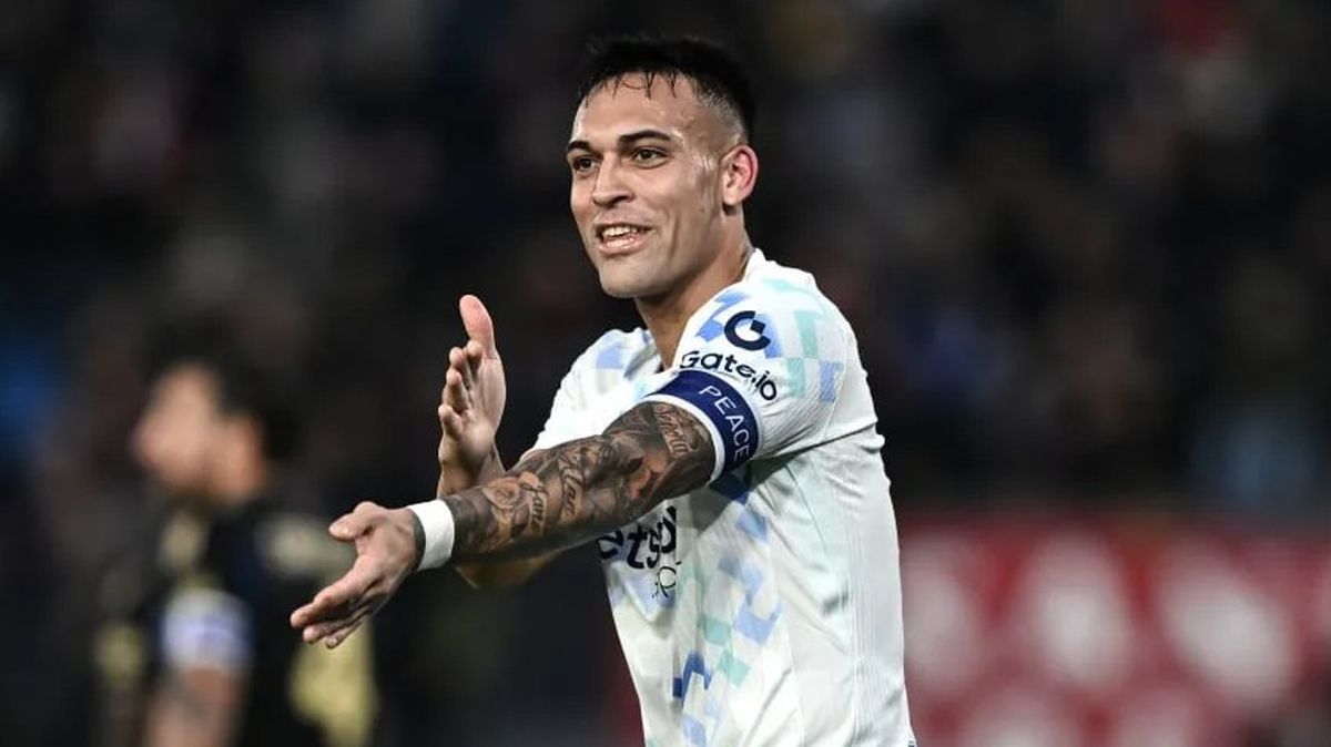 Los goles de Lautaro Martínez en el triunfo del Inter frente al Pisa