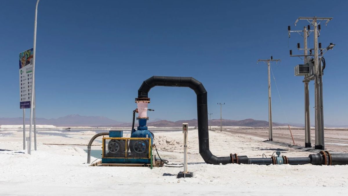 Mina de litio en Chile (Foto: Alamy)