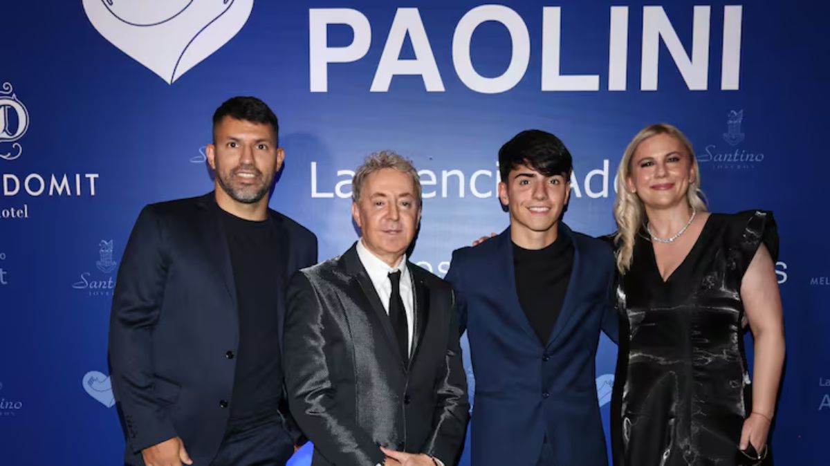 Un evento benéfico sirvió para que el Kun Agüero diera su opinión y apoyo al gobieno nacional en una entrevista televisiva.