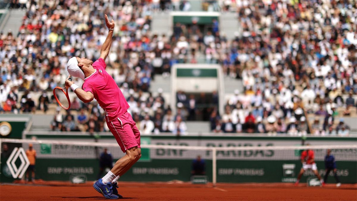 Diego Schwartzman se atragantó con el polvo de ladrillo de Roland Garros