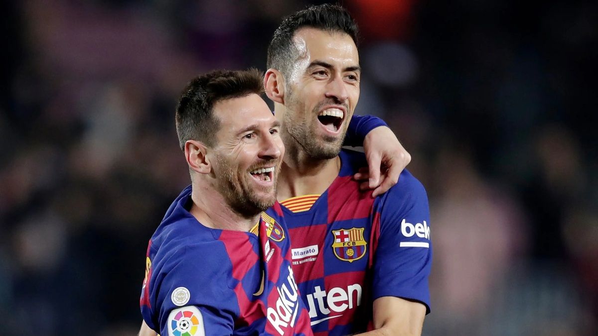Lionel Messi se refirió al anuncio de Sergio Busquets.