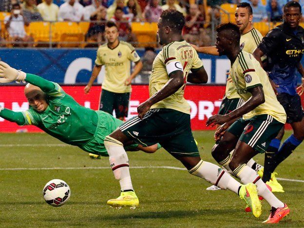 El Manchester City goleó 5 a 1 al Milan en Estados Unidos