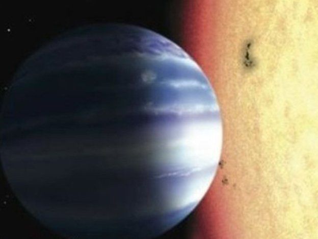Detectaron agua en la atmósfera de un planeta extrasolar similar a Júpiter