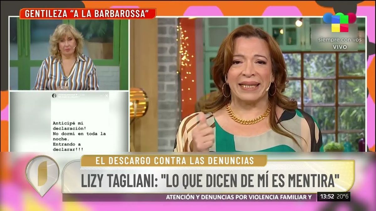 El desesperado pedido de Lizy Tagliani a su marido tras los dichos de Viviana Canosa. El desesperado pedido de Lizy Tagliani a su marido tras los dichos de Viviana Canosa.