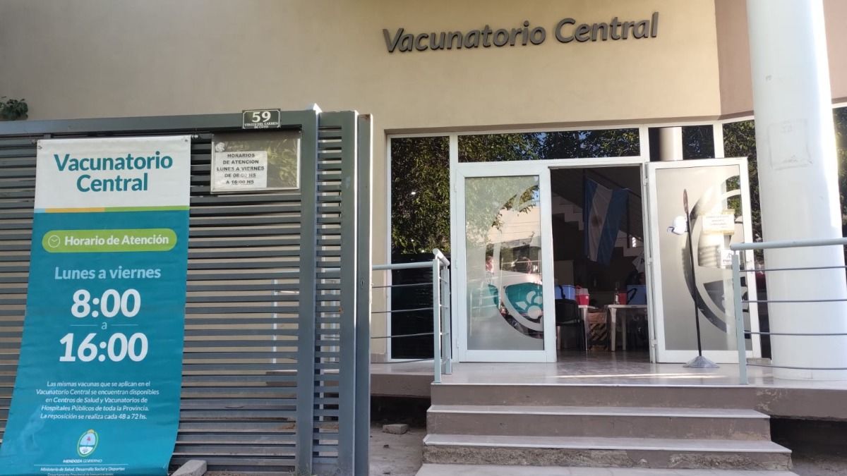 The central vaccination center opened on Monday, with high-risk groups expected to visit. 