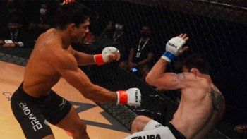 Impactante lesión en una pelea de MMA en Brasil