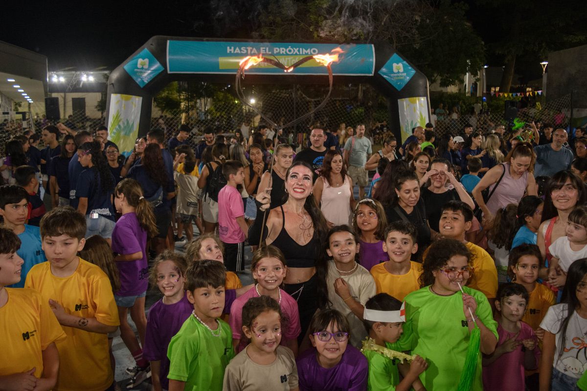 Despedida de las escuelas de verano de la Ciudad de Mendoza.
