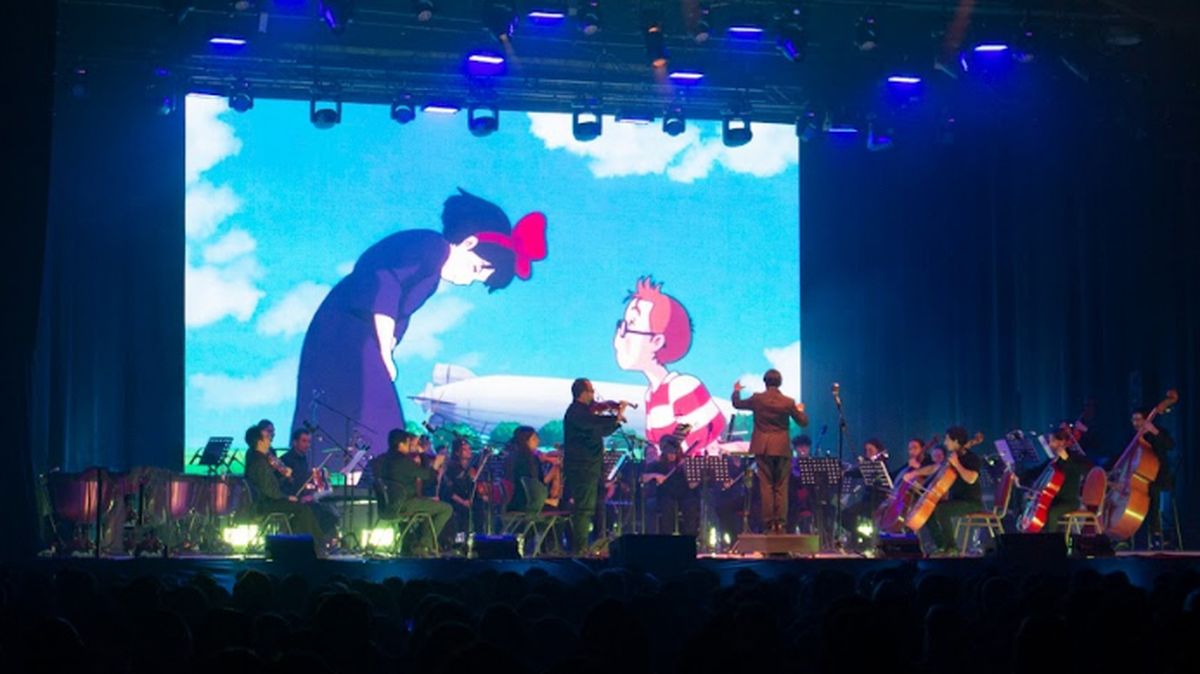 La Orquesta Barroca de Mendoza proyecta escenas legendarias de las películas del estudio Ghibli a la par de la música. 