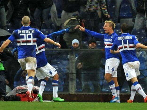 Bien en el juego... Maxi López regresó con gol a Sampdoria