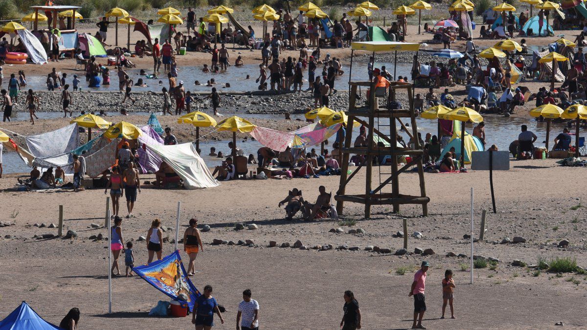 Luján abre sus balnearios del río Mendoza y El Carrizal