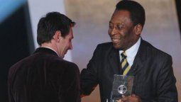 Un mimo de Pelé para Messi: Es el mejor de todos