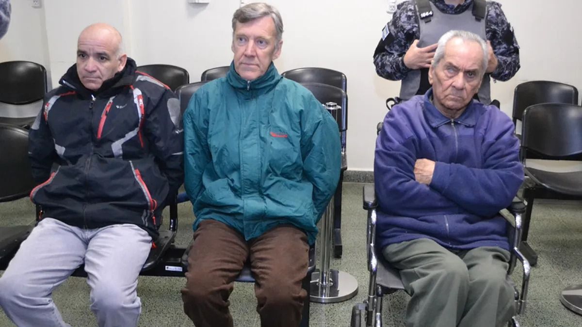 Los condenados del caso Próvolo. De izquierda a derecha: Gómez Bravo, Corbacho y Corradi.&nbsp;