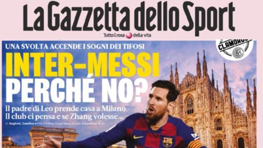 En Italia creen que el sueño de ver a Messi en el Inter es posible