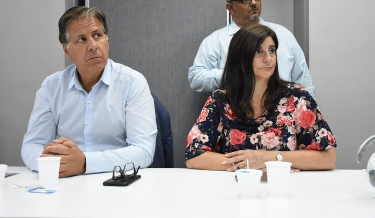 Los senadores de la UCR Marcelo Rubio y Gabriela Testa. El primero de la comisión de Hidrocarburo y la segunda, de Ambiente.&nbsp;