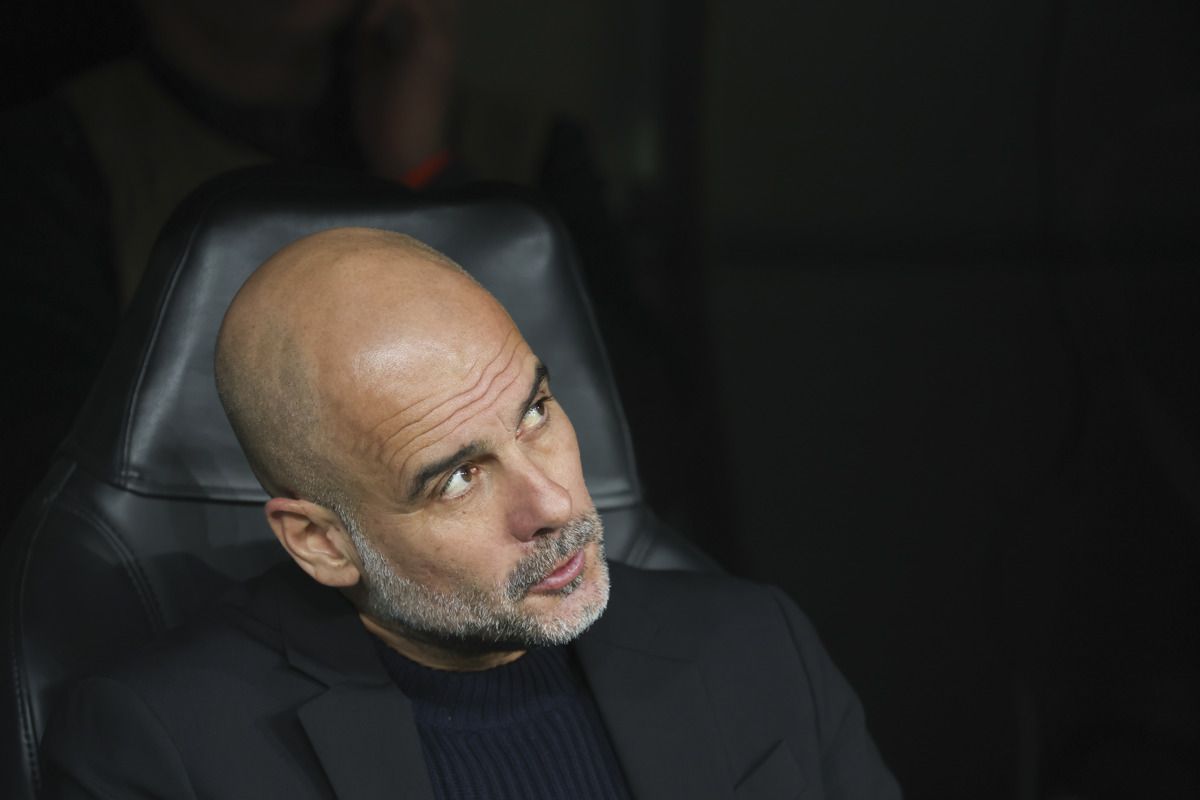 Pep Guardiola dio la cara tras la derrota en el Santiago Bernabéu. Pep Guardiola dio la cara tras la derrota en el Santiago Bernabéu.