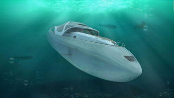 Mirá el yate de lujo que se convierte en submarino, el último capricho de millonarios