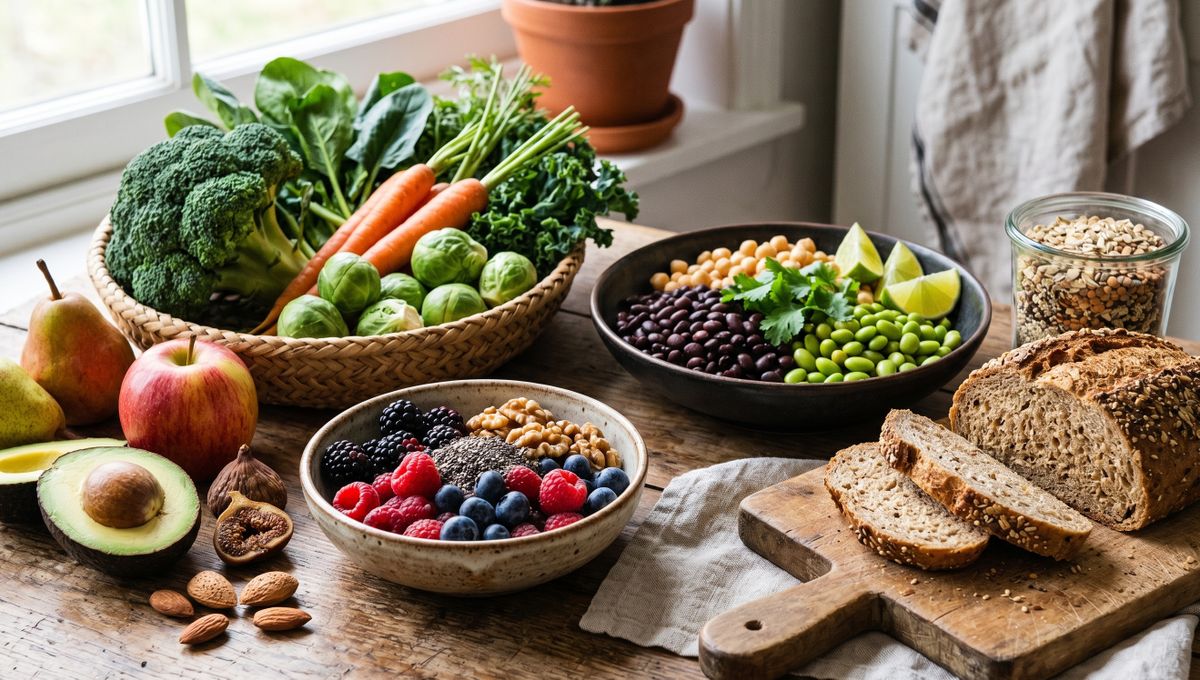 Los alimentos con fibra son escenciales para mantener una buena salud intestinal.