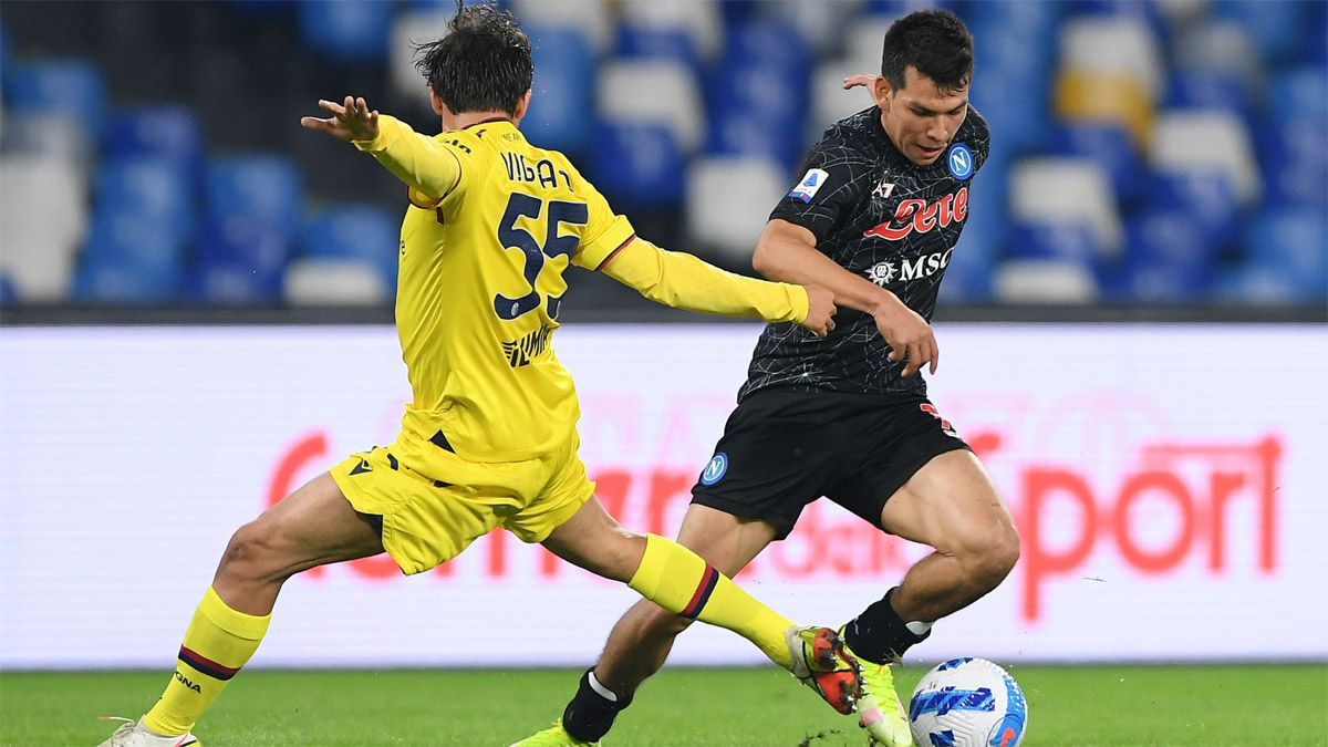 El Napoli derrotó al Bologna y le dio caza al Milan