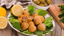 Las aceitunas empandas y con queso son exquisitas.