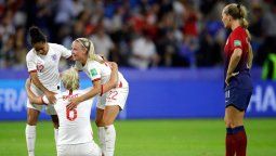Inglaterra venció a Noruega y se metió en las semifinales del Mundial
