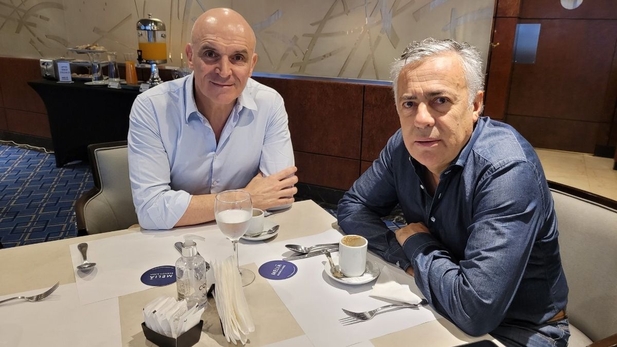 El mendocino Alfredo Conejo también le dio la bienvenida a Espert.