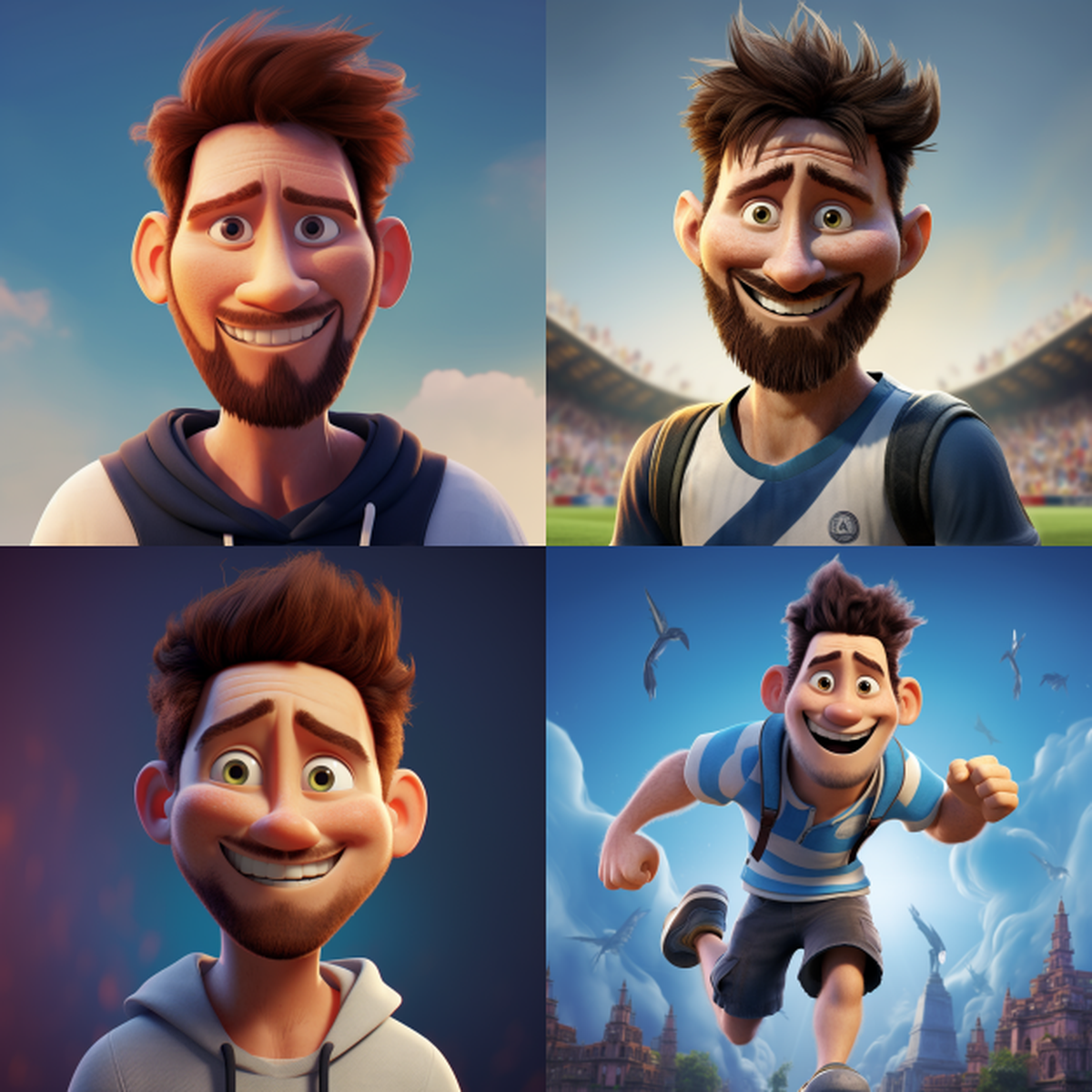 Así luciría Lionel Messi si fuera un personaje de Pixar. Así luciría Lionel Messi si fuera un personaje de Pixar.