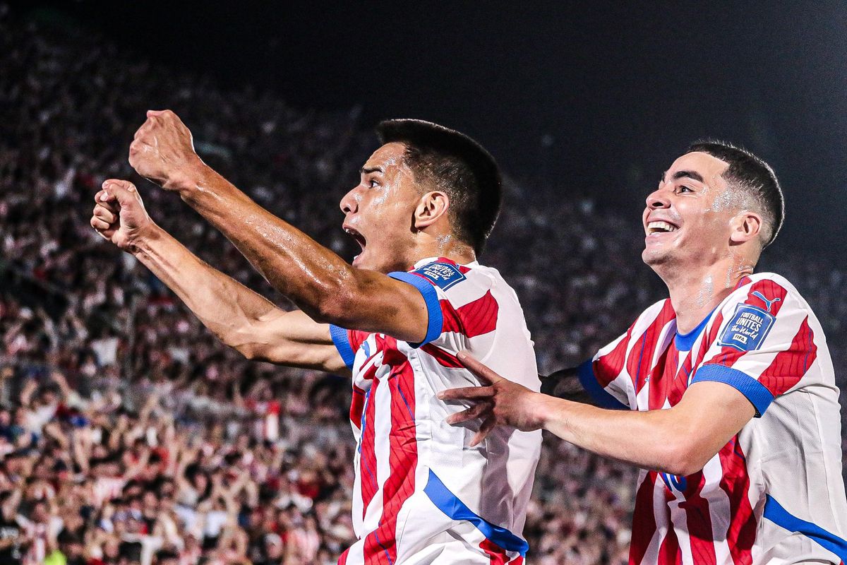 Diego Gómez hizo el gol con el que Paraguay venció a Brasil. Diego Gómez hizo el gol con el que Paraguay venció a Brasil.