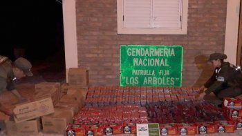 Hallaron más de 13 mil artefactos pirotécnicos en un camión con mosto