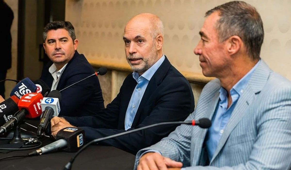 Marcelo Orrego y Horacio Rodríguez Larreta.