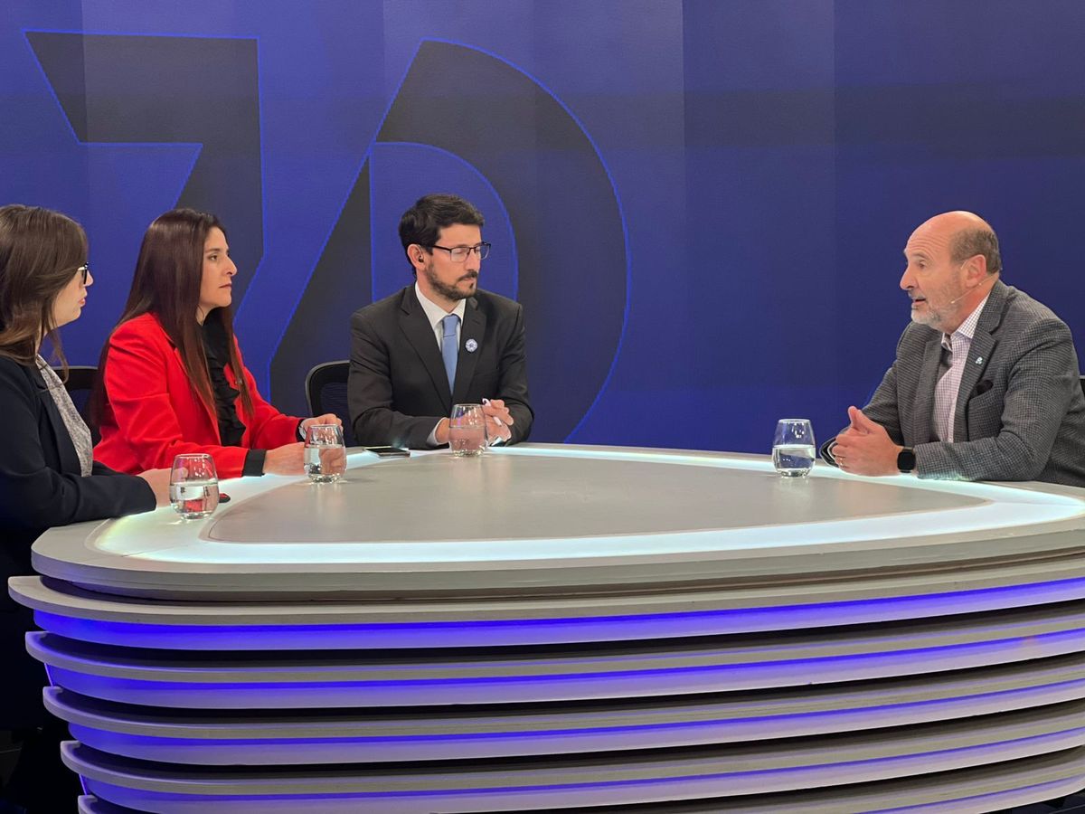 Vargas Arizu durante su participación en el programa "Séptimo Día", de Canal Siete. Vargas Arizu durante su participación en el programa "Séptimo Día", de Canal Siete.