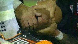 ¡Patada criminal! Así quedó la rodilla del mendocino Enzo Pérez