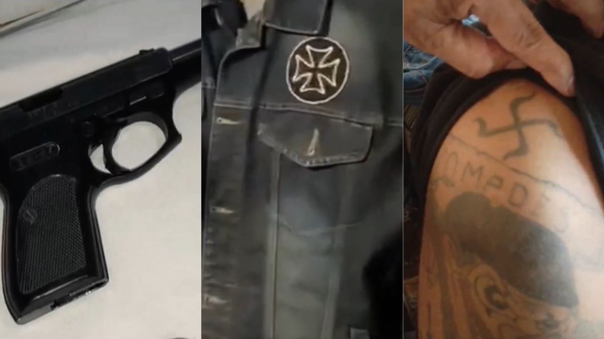 Los tatuajes nazis que tenían los detenidos por amenazar al presidente Javier Milei.