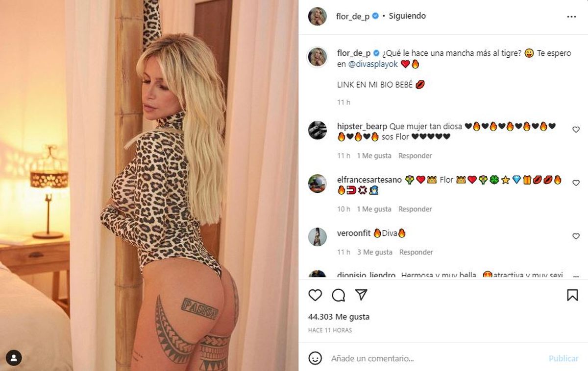 El último posteo de Flor en su cuenta de Instagram generó muchos comentarios.