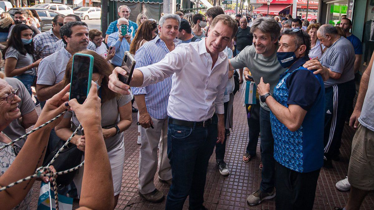 Diego Santilli se puso al frente de la campaña de La Libertad Avanza. Imagen ilustrativa.