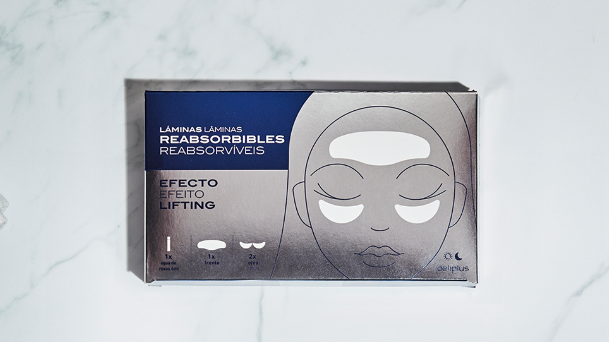 Las láminas reabsorbibles de Mercadona generan un efecto lifting inmediato en la piel. Las láminas reabsorbibles de Mercadona generan un efecto lifting inmediato en la piel.