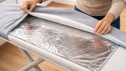 El papel aluminio te ayudará a planchar más rápido. El papel aluminio te ayudará a planchar más rápido.