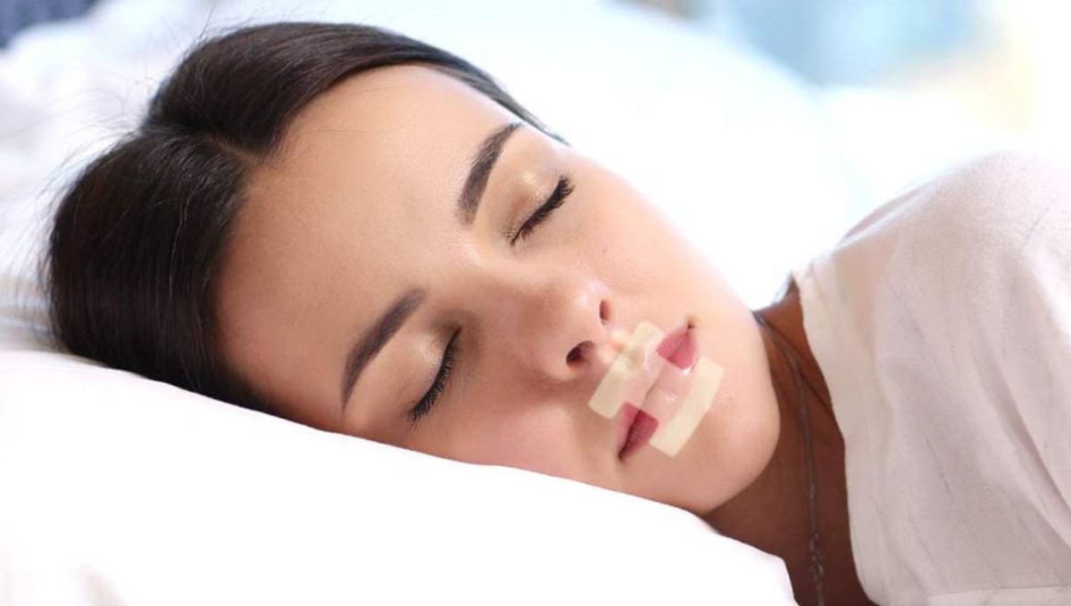 ¿Por qué hay que dormir con la boca tapada?