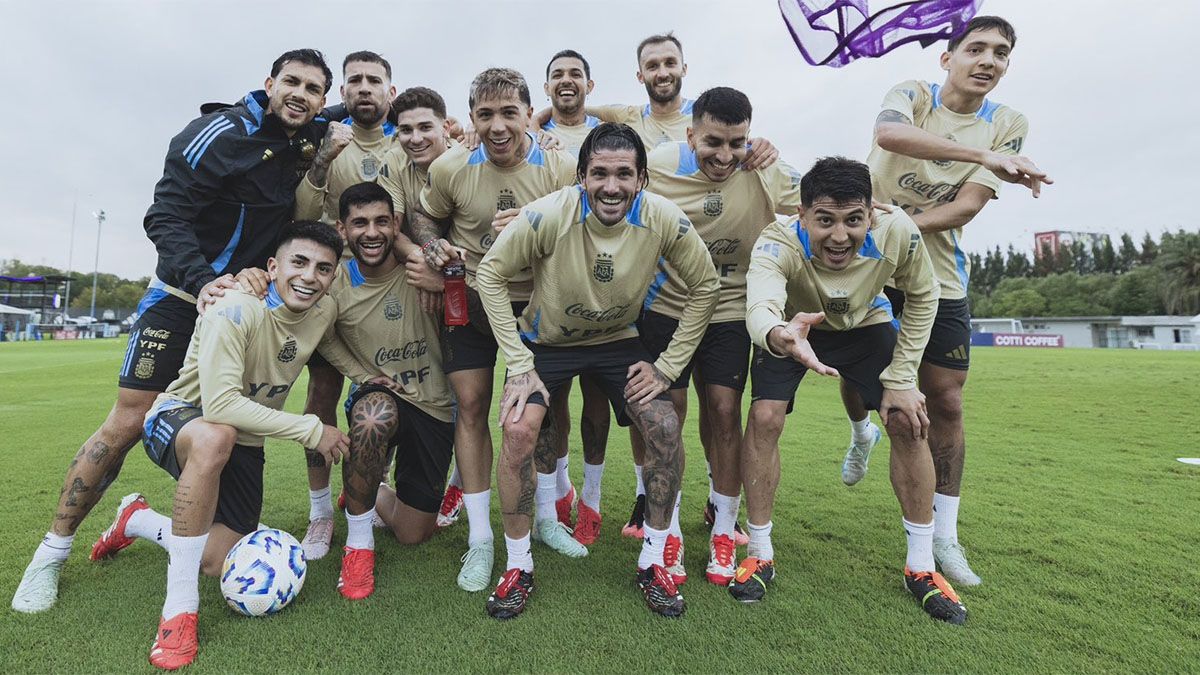 La Selección argentina espera el duelo ante Brasil.