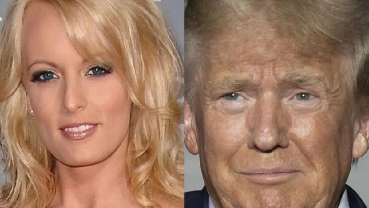 Lo insólito: la estrella de cine para adultos Stormy Daniels fue figura clave en el juicio contra Donald Trump. Lo insólito: la estrella de cine para adultos Stormy Daniels fue figura clave en el juicio contra Donald Trump.