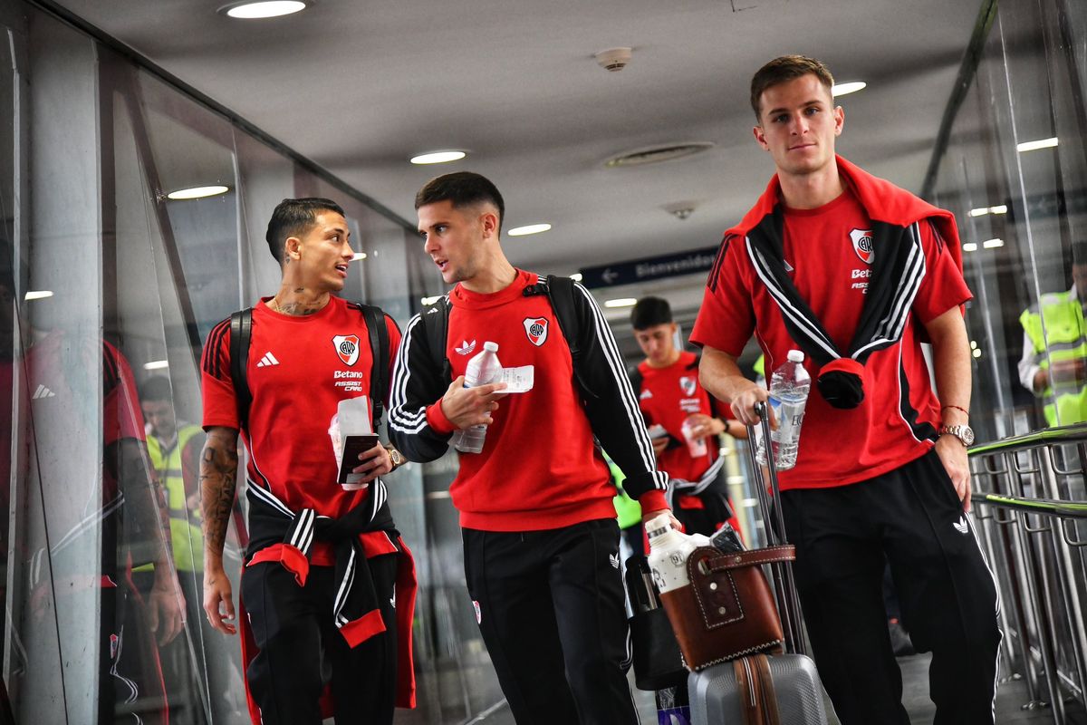 River ya está en Venezuela para jugar contra Carabobo FC.