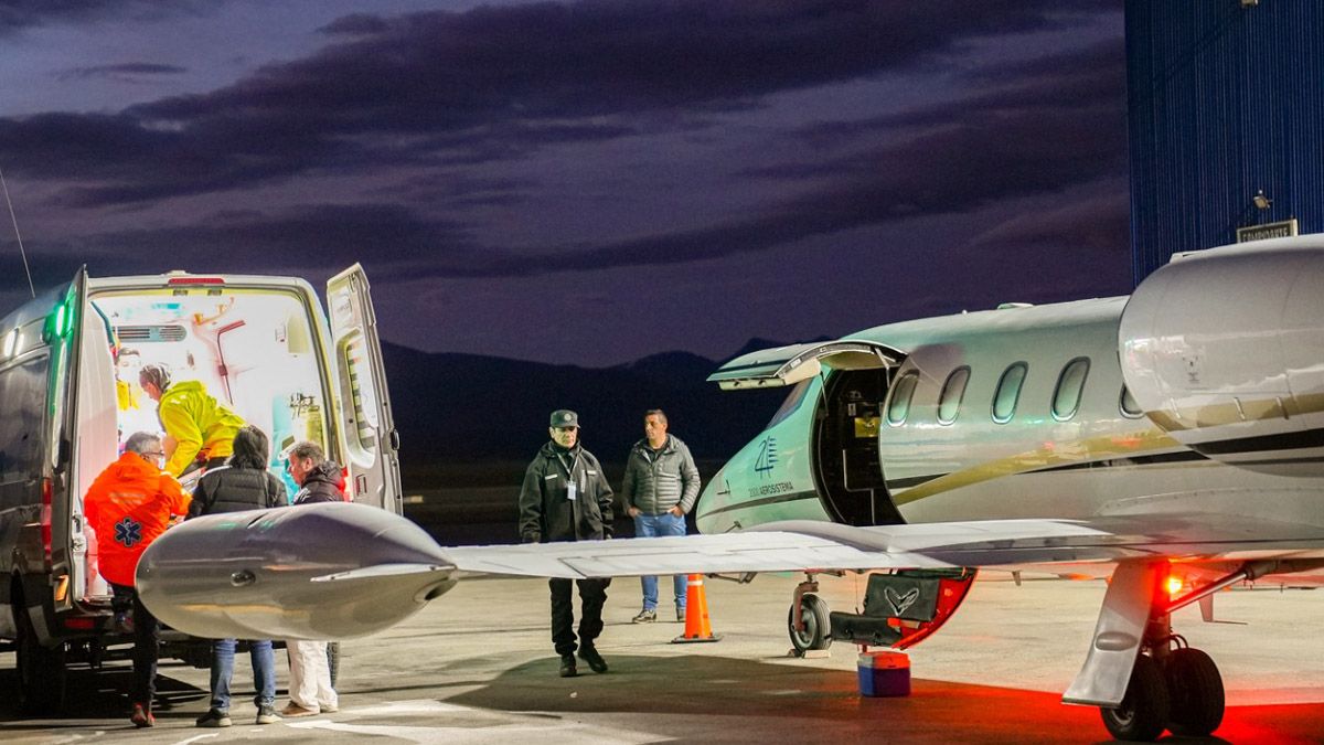 Los operativos desde Malvinas fueron el lunes y el martes.