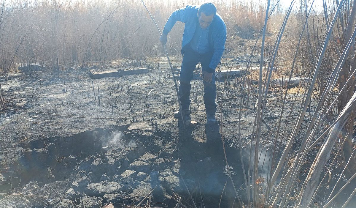Cuando arde el suelo. Los incendios subterráneos se van comiendo el terreno hasta volverlo inútil.