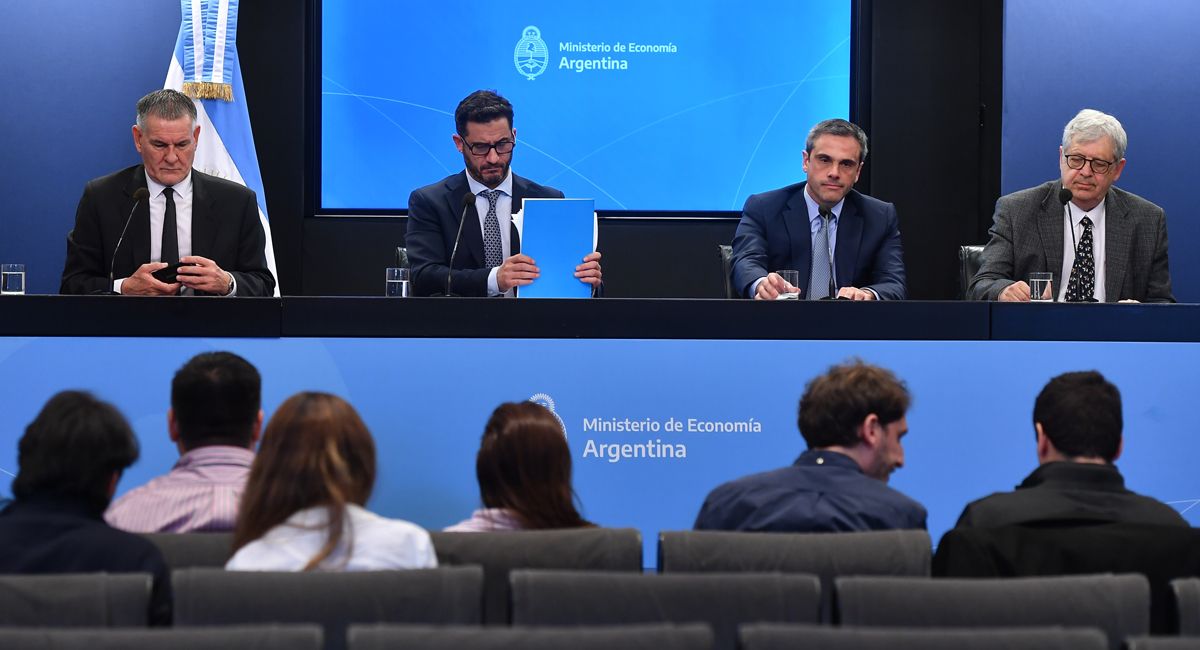 Carlos Catagneto, Matías Tombolini, Guillermo Michel y Gabriel Rubinstein.