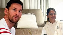 Messi reapareció después del Covid