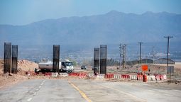 Los trabajos en la doble vía Mendoza-San Juan avanzan y ya están al 25%.