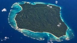 La isla Sentinel del Norte. Todo un misterio. Y un peligro. Foto: Wikicommons.&nbsp;
