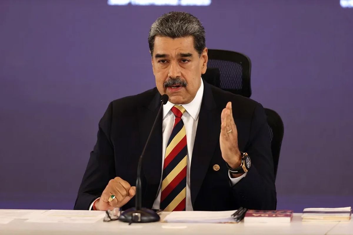 El presidente de Venezuela, Nicol&aacute;s Maduro. Donald Trump, mantiene abiertas todas las opciones respecto a un posible ataque militar en Venezuela.