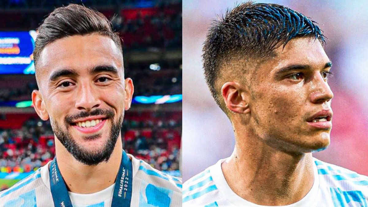 Nicolás González y Joaquín Correa viajarán a acompañar a la Selección argentina