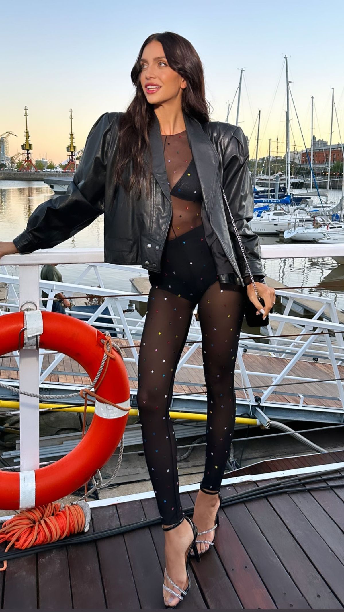 Las fotos de Zaira Nara en transparencias que dejaron muy poco a la imaginación.